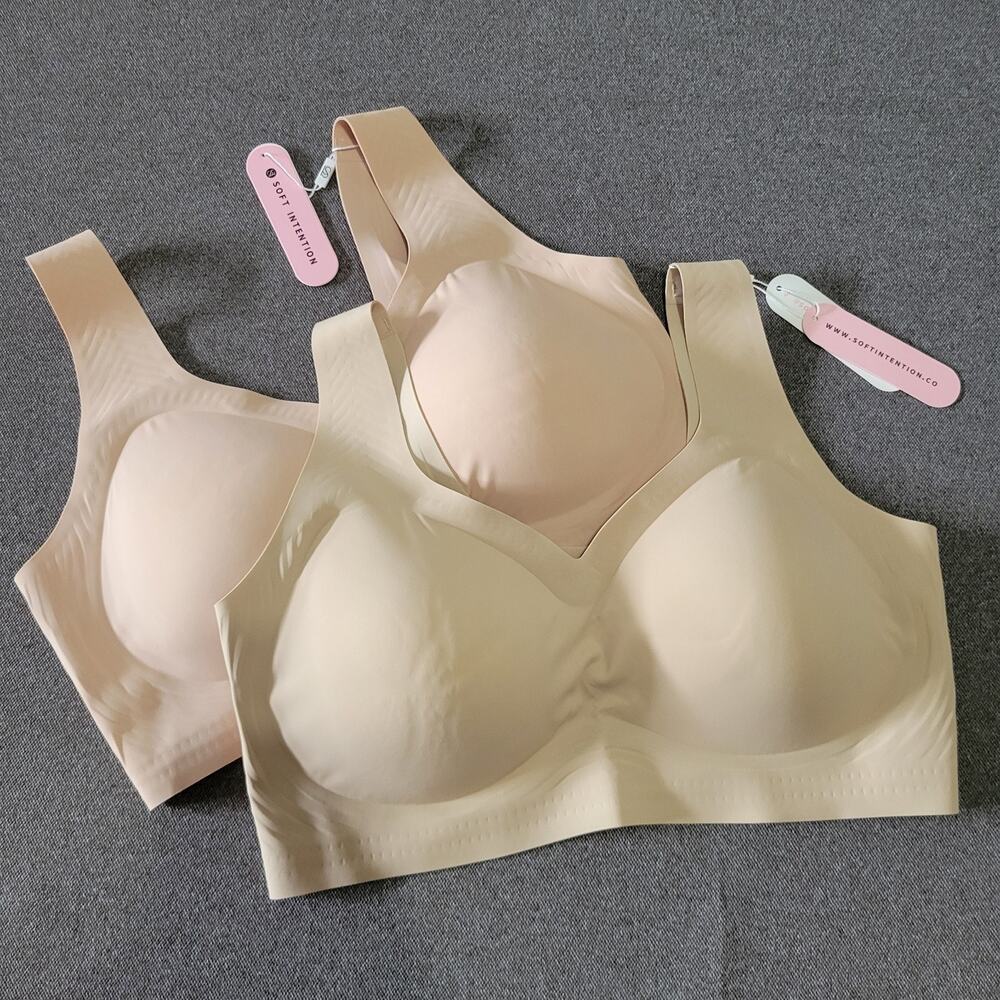 Soft Intentions Bra 3XL Tan Blush Lot of 2
